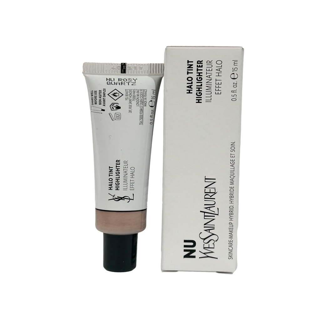 Yves Saint Laurent NU ROSY QUARTZ Halo Tint Highlighter Illuminateur Effet Skincare YSL Makeup 0.5 Fl. Oz / 15 ml