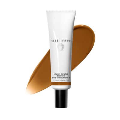 Bobbi Brown Vitamin Enriched Skin Tint SPF 15 | Broad Spectrum SPF Skin Tint | Hydrating Tinted Moisturizer | Vitamins B, C, & E, 1.7 Fl Oz, Deep 2