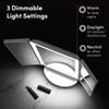 Fancii LED Lighted Vanity Makeup Mirror, Rechargeable Trifold Mirror with 5X & 10x Magnifications - 68 Dimmable Natural Lights, Touch Screen, Best Adjustable Make Up Mirror with Cosmetic Stand view 4