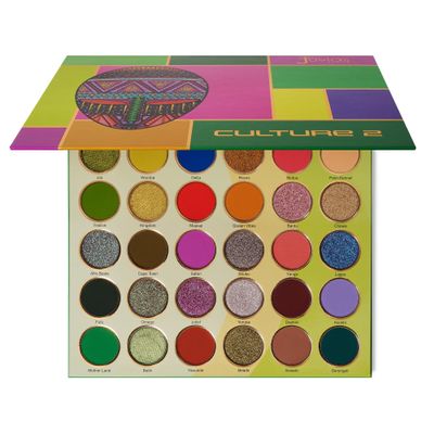 Juvia's Place Culture 2 - Eye Shadow Palette 30 Colors, Long Lasting High Pigment Rich Glitter Natural Smoky Tones Matte Brown Neutral & Shimmering Metallic Makeup Non Fading Beauty Rich Glam