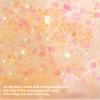 DAGEDA Body Glitter Gel, Face Glitters Body Gel Sequins Shimmer Liquid Eyeshadow, Chunky Glitter for Face Hair Nails, Holographic Cosmetic Laser Powder Festival Glitter Makeup 1.7oz (Coral) view 2