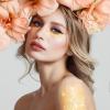 DAGEDA Body Glitter Gel, Face Glitters Body Gel Sequins Shimmer Liquid Eyeshadow, Chunky Glitter for Face Hair Nails, Holographic Cosmetic Laser Powder Festival Glitter Makeup 1.7oz (Coral) view 4