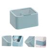 Zerodeko Cotton Pads Holder and Cotton Swab Dispenser Makeup Sponge Organizer Lid Space-saving Bathroom Storage for Cosmetic Pads and Swabs Modern Design for Home Use view 4