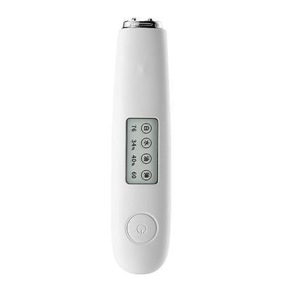 Digital Skin Moisture Analyzer, Portable Water Oil Beauty Tester with LCD Display, Simultaneously Test Moisture, Oil, Elasticity, Whiteness, for Traveling, Home, Beauty Salon