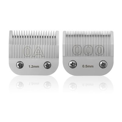 000 & 0A Detachable Replacement Ceramic Blades Set,Cut Length 1/50-Inch to 3/64 lnch,Compatible with Oster Classic 76/Star-Teq/Power-Teq/A5, Clipper