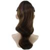 HPO Adult Women's Loose Curl Dark Jaw Clip Synthetic Ponytail Extension, Multiple Color Options, (20 in) ST- 016 view 4