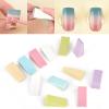 KADS 48Pcs Cosmetic Sponges Latex Makeup Foam Wedges Foundation Beauty Tools Nail Gradient Effect Makeup Sponges for Blending (6 Colors) view 3