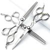 6/6.5/7 Inch Hairdressing Scissors 440c High Hardness Fine Pattern Professional Salon Hairdresser Hair Cutting and Thinning Hairstyle Pruning Tool (6 Inch 3-Piece Set) view 1