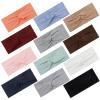 12 Pcs Stretchy Headbands for Women, Absorbed Sport Headband Soft Twist Headbands for Daily Life Yoga Workout view 1