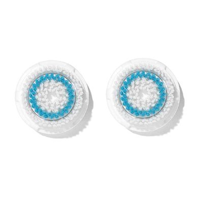 Brush Head Replacement Compatible with Clarisonic Mia 1, Mia 2, Mia Fit, 2 Pack, Deep Pore Facial Cleansing Replacement Head