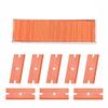 NEW 50 Pcs Plastic Razor Blades + 1 Razor Scraper Double Edged Sticker Removal Tool view 3