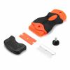 NEW 50 Pcs Plastic Razor Blades + 1 Razor Scraper Double Edged Sticker Removal Tool view 4