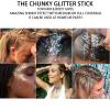 MEICOLY Blue Face Body Glitter Stick,Blue Hair Face Glitter Makeup,Mermaid Chunky Glitter Face Paint,Waterproof Sparkle Festival Rave Accessories for Women view 4