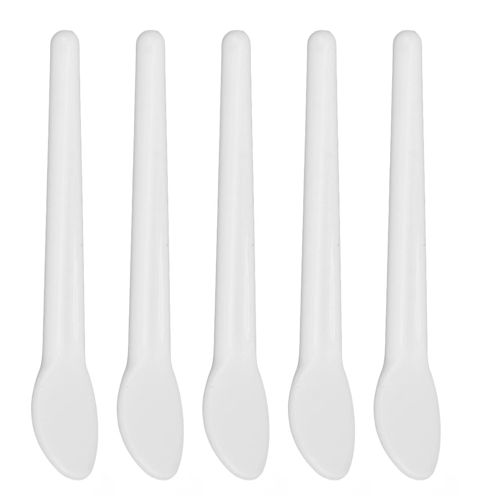 50pcs Cosmetic Cream Spatula, Plastic Reusable Makeup Spatula Lotion Spatula Cream Applicator for Facial Cream and Lotion