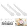 50pcs Cosmetic Cream Spatula, Plastic Reusable Makeup Spatula Lotion Spatula Cream Applicator for Facial Cream and Lotion view 2