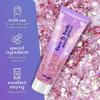 Body Glitter Gel, 2 Jars Face Glitter Gel Sequins Shimmer for Hair, Lip, Eyeshadow, Nails, Chunky and Powder Mixed Glitter Gel, Holographic Cosmetic Flakes for Festival, Glitter Makeup 120ml (Pink) view 2