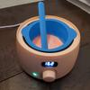 KVZVK Silicone Wax Bowl with Spatula Sticks for Hair Removal, Replacement Non-Stick Liner for Wax Warmer (blue) view 3