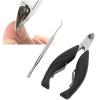 Professional Podiatrist Nail Clippers, Thick Ingrown Toe Clippers, Pedicure Nail Clipper, Curved Grooming Tool, Toe Nail Clippers view 3