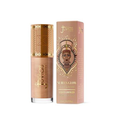 Juvia's Place Nubian Glow Liquid Luminizer Golden Hour - Radiant Highlighter Makeup Glowy Tint Daily Dewy Luminous Beauty Creamy Bronzing Skincare Radiating Brightening Natural Shine Face & Cheeks