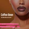 Juvia's Place Coffee Shop Luxe Lip Liner: Coffee Bean - Colorstay Matte Finish Lip Pencil, Makeup for Natural Long Lasting Beauty and Sensational Wear, Lip Stain Kiss Proof Cometics view 3