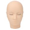 ZJchao Lash Mannequin Head, 3 Layers Makeup Mannequin Head Soft Silicone High Simulation Salon Training Mannequin Head Makeup Practice Head Flat Head for Salon Massage Training view 1
