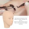 ZJchao Lash Mannequin Head, 3 Layers Makeup Mannequin Head Soft Silicone High Simulation Salon Training Mannequin Head Makeup Practice Head Flat Head for Salon Massage Training view 2