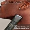 Marlowe. No.145 Body Hair Trimmer for Men, Forest Black, Lightweight Waterproof Personal Groomer and Ceramic Replacement Blades, Adjustable Comb Lengths & Rechargeable Battery for Head to Toe Grooming view 3