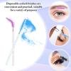 Skylety 1000 Pcs Disposable Mascara Wands Bulk Eyelash Brush Spoolies Makeup Applicator Eyelash Wands for Eye Lash Extension, Eyebrow Comb, 3.9 x 0.2 x 0.3 Inch(Glitter,Colorful) view 3