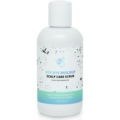 FoxyBae Scalp Scrub Hair Treatment - with Tea Tree Oil - Exfoliates, Clarifies Build Up, Soothes, Nourishes - Bye Bye Buildup - 6 Fl Oz