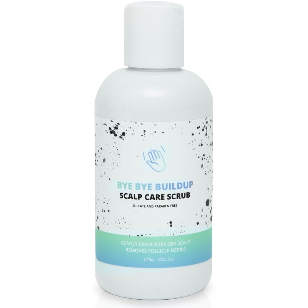 FoxyBae Scalp Scrub Hair Treatment - with Tea Tree Oil - Exfoliates, Clarifies Build Up, Soothes, Nourishes - Bye Bye Buildup - 6 Fl Oz