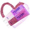 ANGXILIN High Capacity 60+60ML Chunky and Fine Mixed Face Body Glitter with Gel for Singer Concerts Rave Party Makeup,Quick Dry and Long Lasting Holographic Iridescent Sequins Glitter Gel (white+pink) view 2