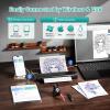 Ponek Tattoo Stencil Printer, M08F Wireless Thermal Tattoo Printer with 10pcs Transfer Paper, Compatible with Phone/Tablet/PC, Tattoo Machine for Tattoo Artists & Beginners, All Black view 2