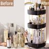 360 Rotating Makeup Organizer, Spinning Bathroom Organizer Countertop, Large Capacity Cosmetics Skincare Organizer for Bathroom Vanity Dresser Table (Black, 3 Tiers) view 4