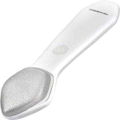 NEWDERMO Microdermabrasion Machine Pro, Large Diamond Electric Microdermabrasion Wand Tool With 3 Levels Frequency for Face Body Exfoliate Skin Care(White)