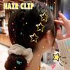 10 Pcs Gold Star Hair Clips Metal Snap Hair Clips Hair Barrettes Hair Side Clamps Headdress Cute Hair Accessories for Women Girls Kids view 2