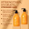 Luseta Shampoo and Conditioner Set for Hair with Turmeric & Collagen, Hair Thickening Volumizing Shampoo for Thin or Oil Hair, Sulfate and Parabens Free 2x16.9Oz view 4