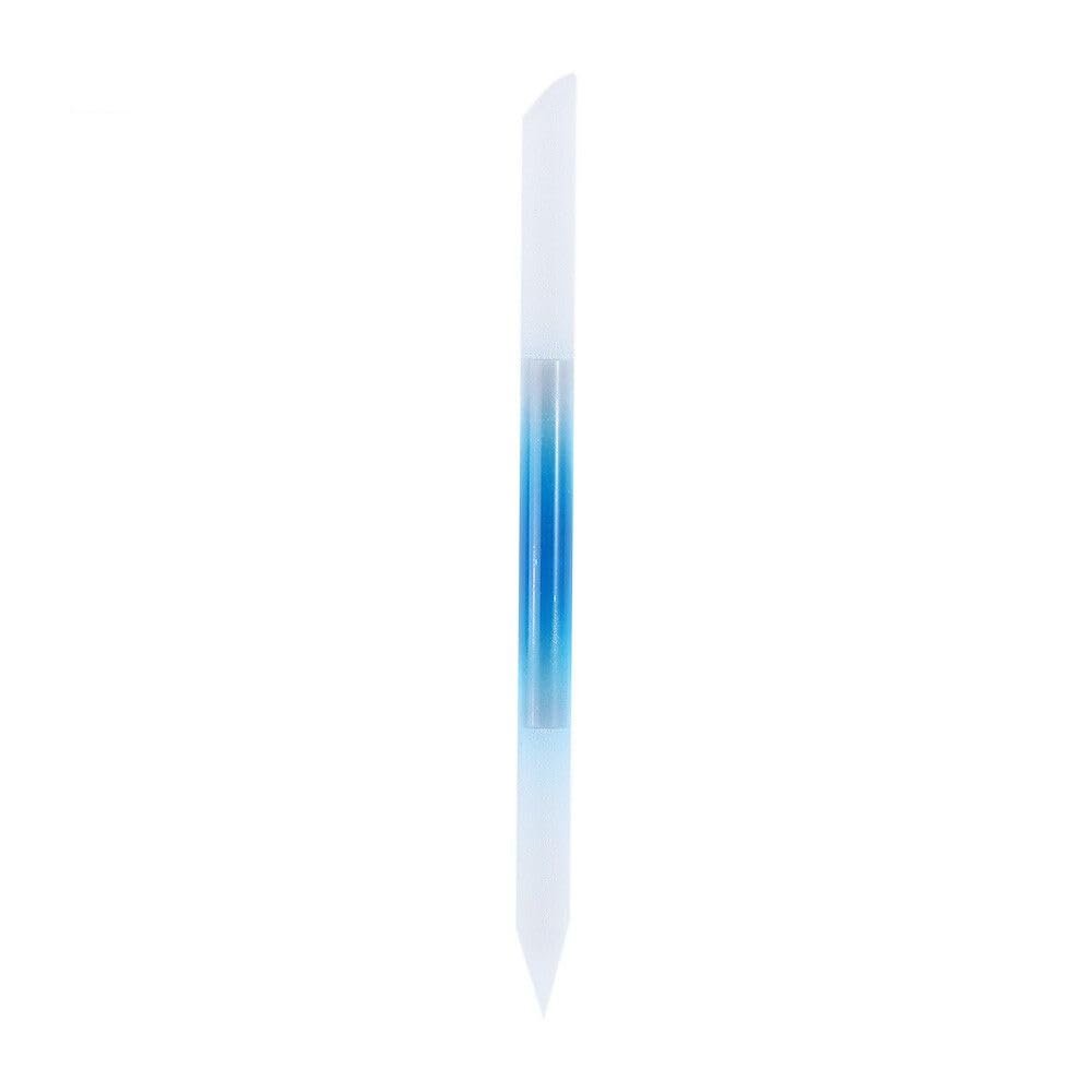 3 Pcs Glass Cuticle Pusher Nail File Double Sided Crystal Glass Nail Files Manicure Pedicure Precision Filing Cuticle Remover