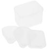 Beavorty 4pcs Makeup Sponge Box Portable Plastic Storage Case for Powder Puff Sponge Puff view 1