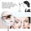 MIYADIVA Magnifying Mirror 20x, Double Sided 1X & 20X Magnifying Mirror on Stand, Large Tabletop Magnified Vanity Mirror, Magnified Mirrors with 360Rotation for Bathroom or Bedroom,8 Inches view 4