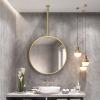 Ceiling Hanging Mirror for Wall Decor, Clean Large Modern Wall Mirror Decorative Mirrors Contemporary Premium Silver Backed Floating Glass, Bathroom Vanity Mirror, Modern Design (Color : MDF Back, S view 1