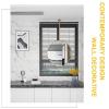 Ceiling Hanging Mirror for Wall Decor, Clean Large Modern Wall Mirror Decorative Mirrors Contemporary Premium Silver Backed Floating Glass, Bathroom Vanity Mirror, Modern Design (Color : MDF Back, S view 4