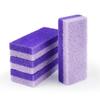 4 Pcs Foot Pumice Stone and Scrubber for Feet and Heels Callus and Dead Skins (Purple) view 1