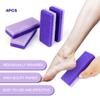 4 Pcs Foot Pumice Stone and Scrubber for Feet and Heels Callus and Dead Skins (Purple) view 2