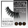 AulanRose Magnetic Eyelashes with Eyeliner: 60 Wears of Reusable Volume Faux Mink Magnetic Lashes, Dramatic Medium Cat Eye Style, Cruelty-Free & Vegan view 2