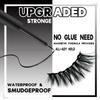 AulanRose Magnetic Eyelashes with Eyeliner: 60 Wears of Reusable Volume Faux Mink Magnetic Lashes, Dramatic Medium Cat Eye Style, Cruelty-Free & Vegan view 3