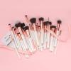 DUcare Makeup Brushes Set Professional 27Pcs + Mirror with Stand, Large view 2