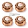 Gen 1 Replacement Heads for Finishing Touch Flawless Facial Hair Removal for Women, Also fits Profeir innobeaut gurelax EVIEY KRADAA VISOFO bikurpia Hair Remover Razor Generation 1 (Set of 4) view 1
