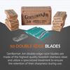 Gentleman Jon Deluxe Shaving Collection - Safety Razor Shaving Kit & 50-Pack Platinum Double Edge Razor Blades - Complete Wet Shave Set for Men - Effortless, Smooth, and Comfortable Shaves view 3