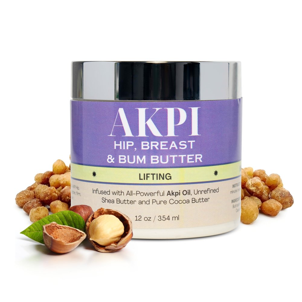 RA COSMETICS Akpi Lifting Butter for Butt, Hips, and Breasts - Surgery-Free Beauty Solution & Butt Enhancement Cream Moisturizer for Firming and Toning your Skin | Hip Lift Massage Cream, 12oz