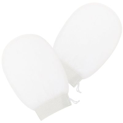 Alipis Exfoliating Mittens for Bath 2pcs Skin Scrubbing Gloves Scrubber for Removing Dead Skin in Shower